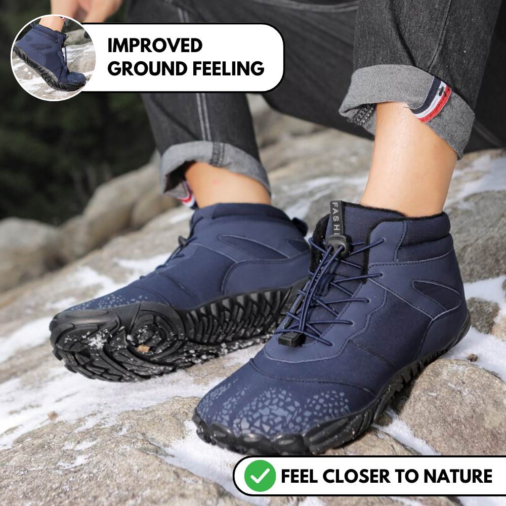 SureStep WinterFlex - Universal Waterproof Barefoot Shoes with Non-Slip Design
