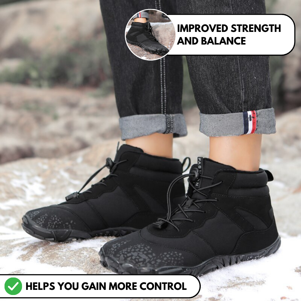 SureStep WinterFlex - Universal Waterproof Barefoot Shoes with Non-Slip Design
