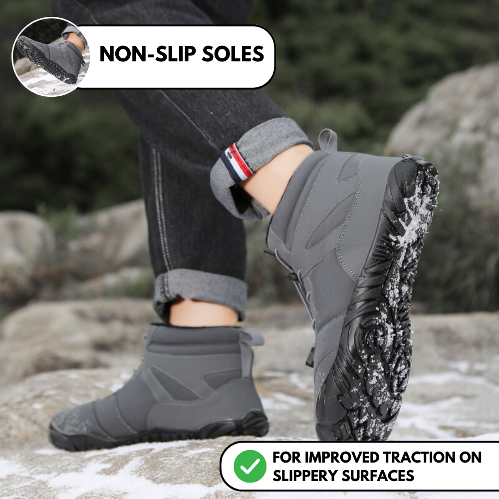 SureStep WinterFlex - Universal Waterproof Barefoot Shoes with Non-Slip Design