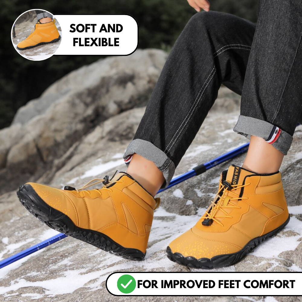 SureStep WinterFlex - Universal Waterproof Barefoot Shoes with Non-Slip Design