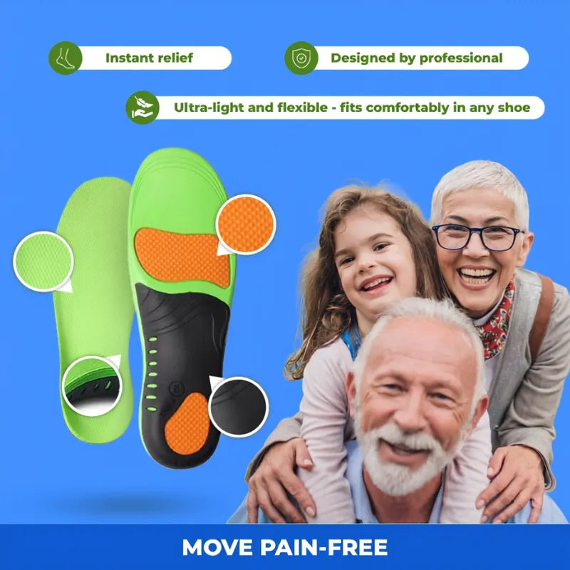 SureStep Orthopedic Insoles - Pain relieving and shock absorbing