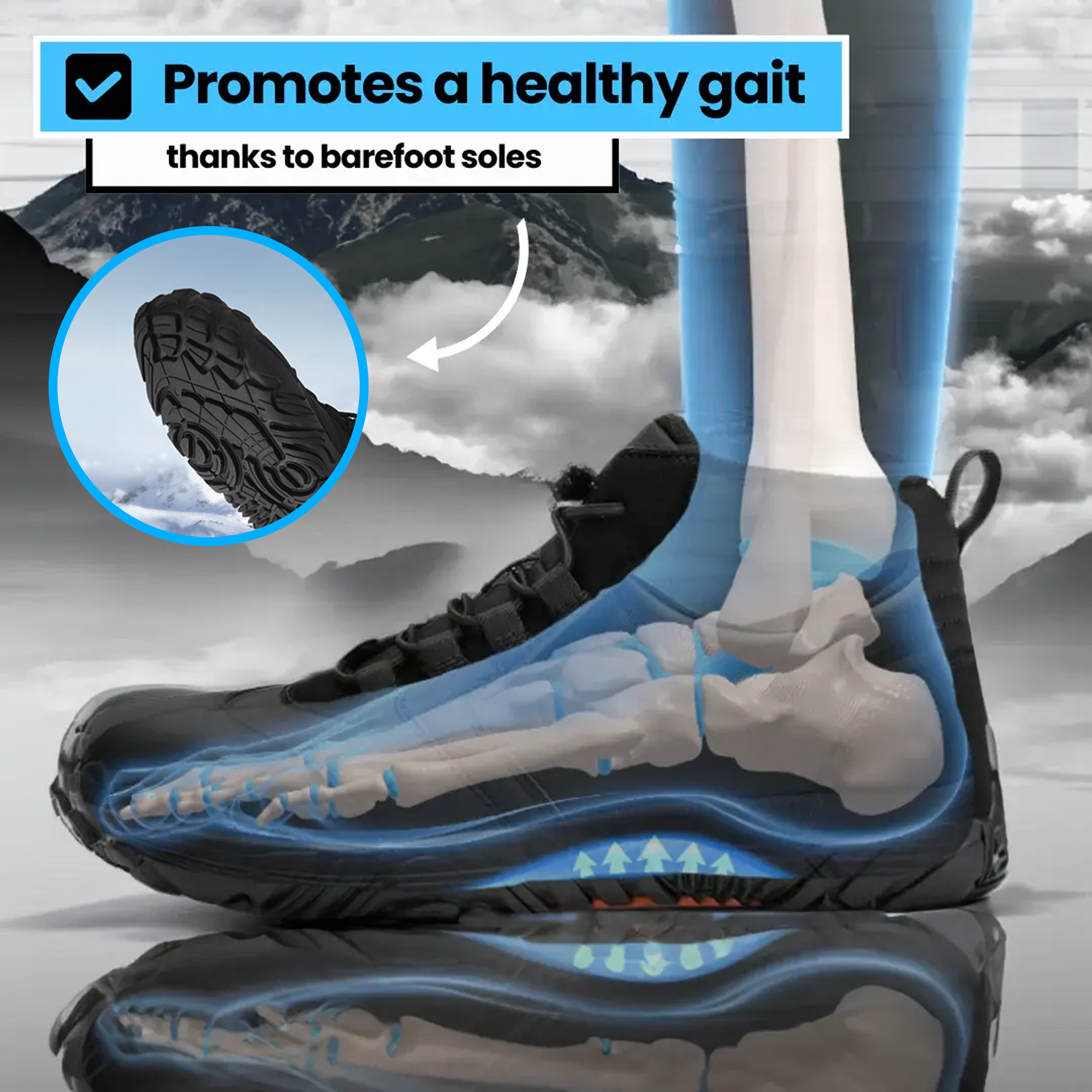 SureStep IceGrip - Winter Barefoot Shoes